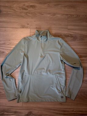 Men's Half-Zip Performance Pullover Jacket - Sage